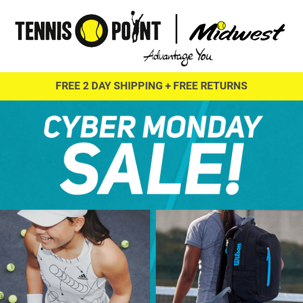 🎾CYBER MONDAY IS HERE! EXTRA 25% OFF!🎾