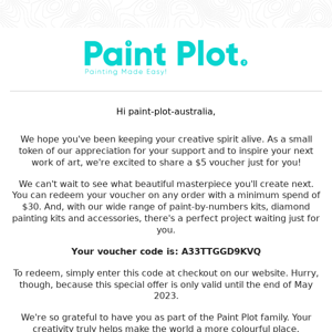 Brighten Your Day With $5 From Paint Plot