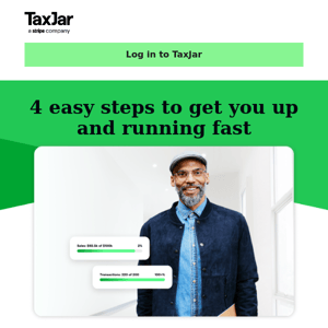 Let’s get started with your TaxJar trial!