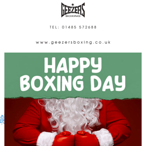 Happy Boxing Day! Our sale continues!
