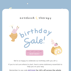 biggest sale of the year! 🎂🎉