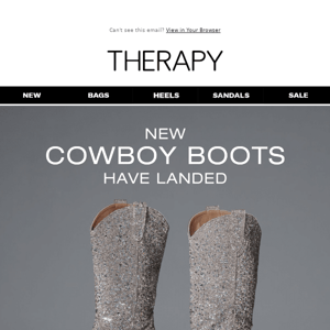 New In: Cowboy Boots have landed