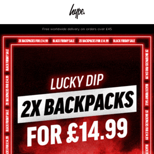 ❌❌❌  Price Drop Alert: 2 Backpacks for £14.99 ❌❌❌
