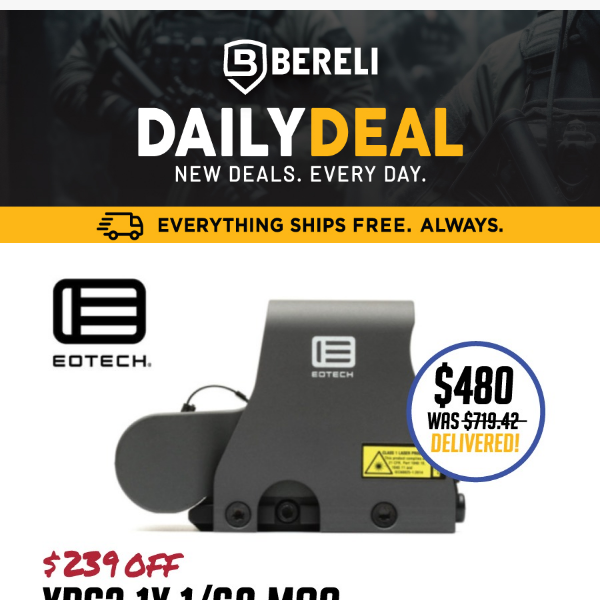 Daily Deal 🥵 Sizzling Hot Sale On Eotech, Over $300 Off!