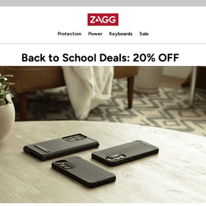 Back to School Deals: 20% off Sitewide