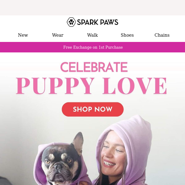 Valentines day - Celebrate Puppy Love