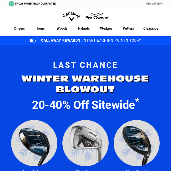 LAST CHANCE: 20-40% Off Sitewide