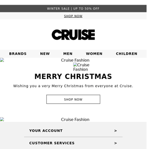 Merry Christmas from Cruise 🎅