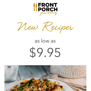 New Recipes as low as 9.95 Last Call for Free Cake!