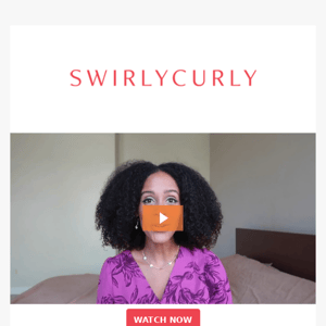 New video series for you, Swirly Curly Hair