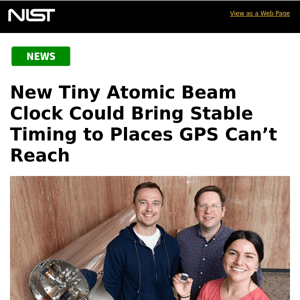 New Tiny Atomic Beam Clock Could Bring Stable Timing to Places GPS Can't  Reach