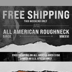 Free Shipping Starts NOW!