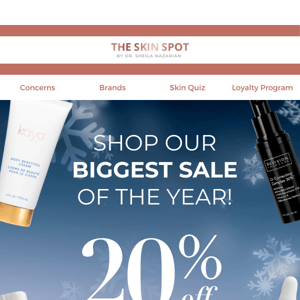 Shop 20% Off For A LIMITED TIME