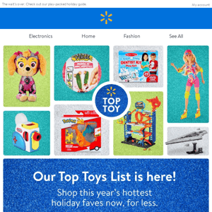 ⭐ Walmart’s 2023 Top Toys List is here! ⭐