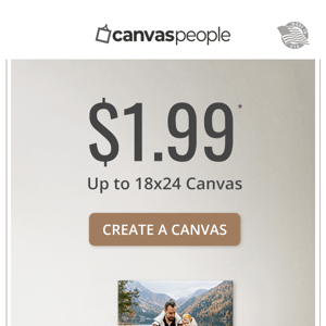 $1.99 18x24 Canvases - Now up to 98% Off!