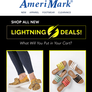 Shop all New Round of Lightning Deals! What Will You Put in Your Cart?