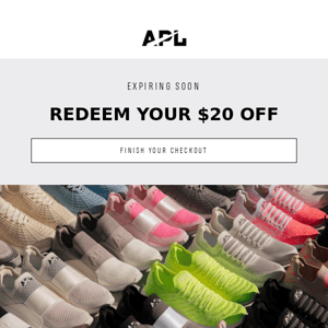 Reminder Your Instant 20 OFF APL Coupon Code Is Going To Expire