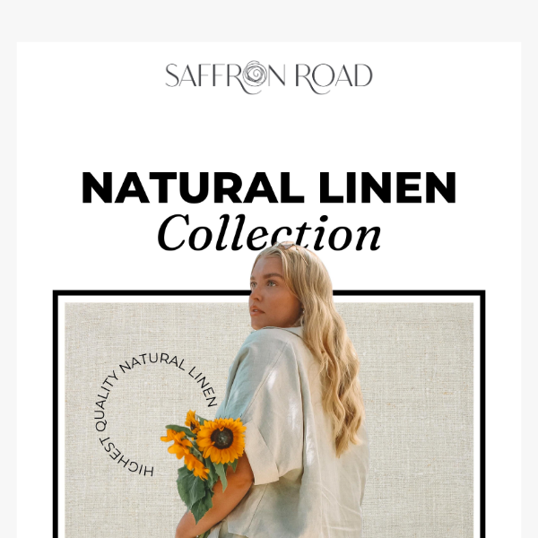 Get stylish with natural linen