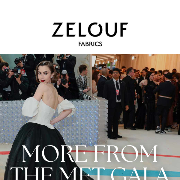 More from the Met Gala with Zelouf Fabrics!
