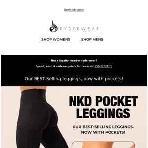 Hey Ryderwear, check these out. Pockets! 😍