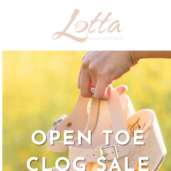 Up To 30% Off Open Toe Clogs | Ends Monday 🌼