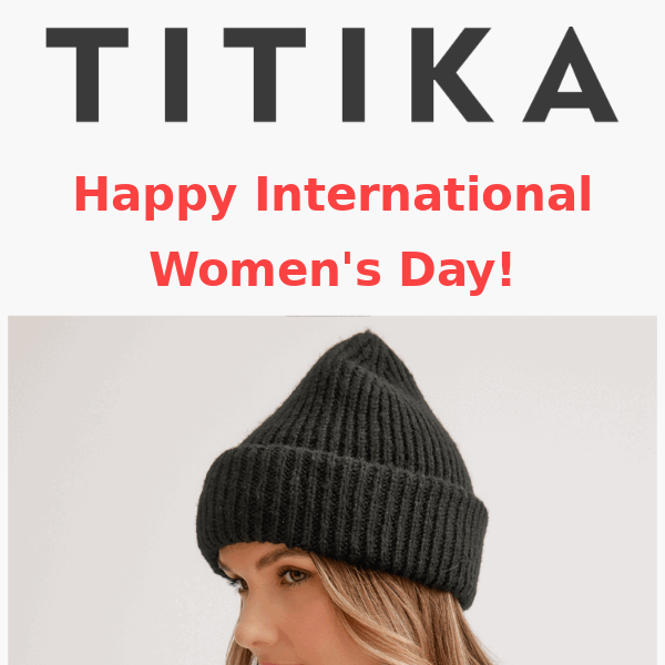 Celebrate International Women's Day 👩🏼‍🤝‍👩🏽👩🏿‍🤝‍👩🏼  Enjoy 15% OFF SITE-WIDE + FREE Notebook | TITIKAACTIVE.CA