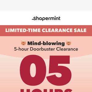 70% OFF ALERT‼️ Massive 5-hour Doorbuster Clearance!