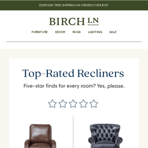 🔵 Trending recliners