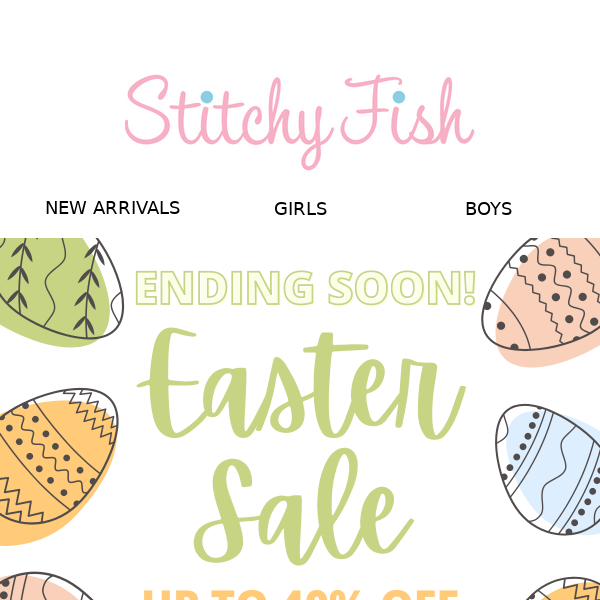 Last Chance For Marked Down Easter Styles!