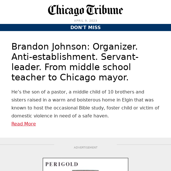 Brandon Johnson: From middle school teacher to Chicago mayor.