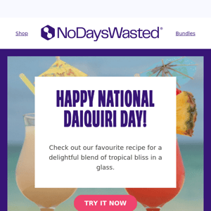 Happy National Daiquiri Day! 🍹