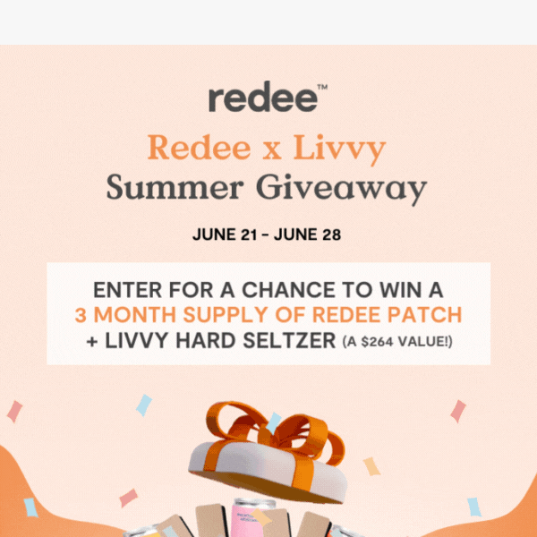 Enter to Win a 3 Month Supply of Redee + Livvy Hard Seltzer!