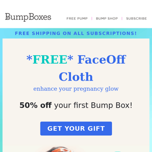 You earned a FREE FaceOff Cloth + 50% off!