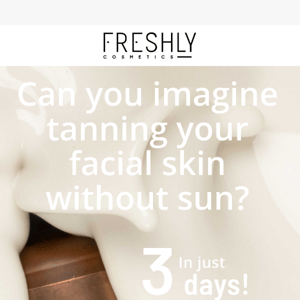 Sunless facial tanning 😍 COMING SOON!