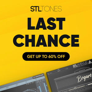 Last chance: Up to 60% off