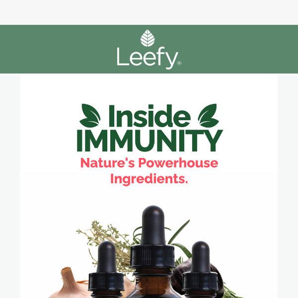 Discover What Fuels Our IMMUNITY Blend!