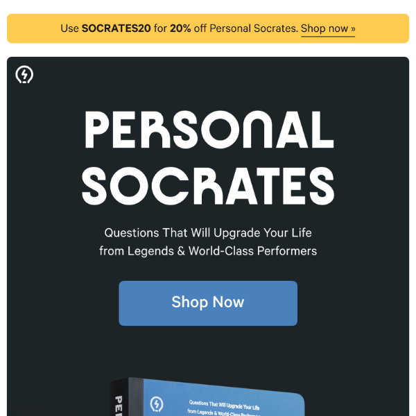 Limited Time: Save on Personal Socrates!