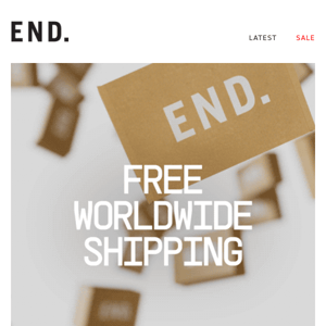 Don't miss out on Free Worldwide Shipping - Limited time only