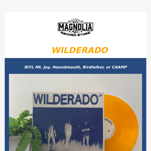 'Wilderado' on exclusive orange wax!