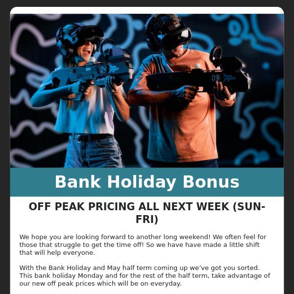 🌆 MeetspaceVR , Grab an Extended Bank Holiday Bonus