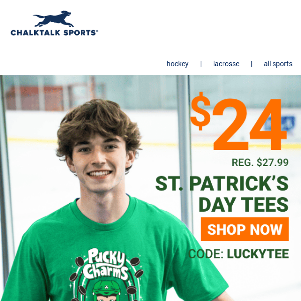 Today Only! $24 St. Paddy's Tees
