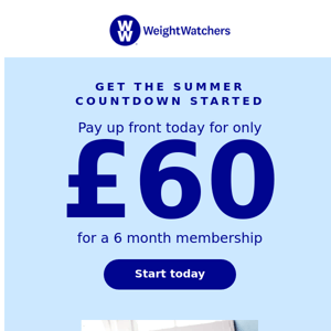 Wellness Wednesday: Only £60 for 6 months!