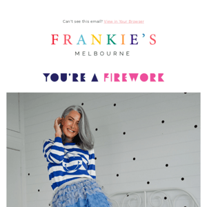 New in 💕 FIREWORK Skirt!