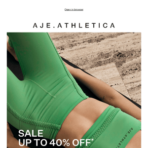 Sale starts now, shop up to 40% Off*