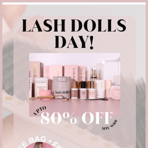 Lash Dolls Day has arrived! 😍