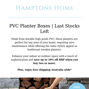 🌱 PVC Planter Boxes | Last Stocks Left