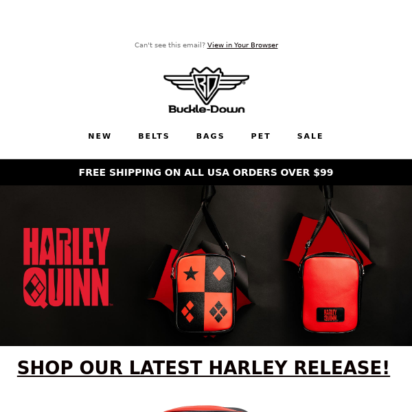 Hit the Streets with New Harley Quinn Bag!