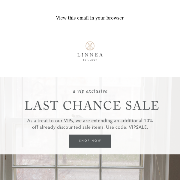 Our Last Chance Sale Has Arrived