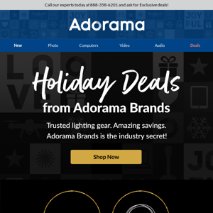 Going Fast: Holiday Deals From Exclusive Brands!