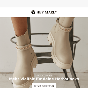 😍 OUT NOW: Chelsea Boots mit dem Hey Marly Wechselkonzept